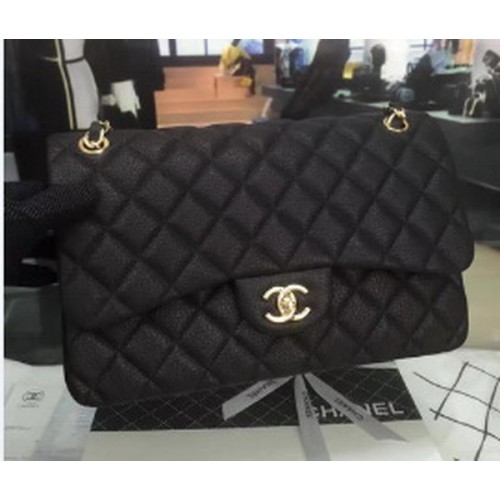 Чанти Chanel серия 2.55 Flap, оригинални, кожени, B5024, черни