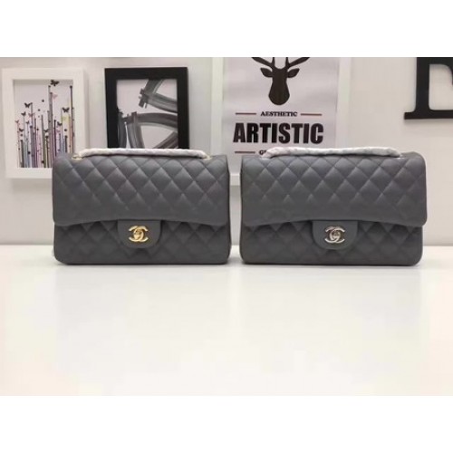 Чанти Chanel 2.55 Series Flap, оригинални, от овча кожа, A1112, сиви