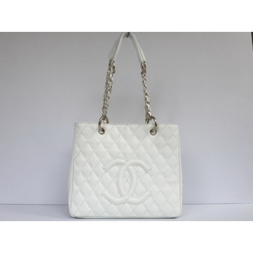 Ватирана чанта Chanel CC 35626 бяла