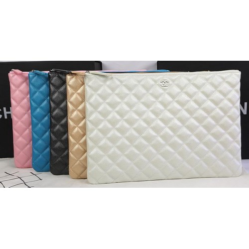 Чанта Chanel Clutch Оригинална от овча кожа A69254 A69253