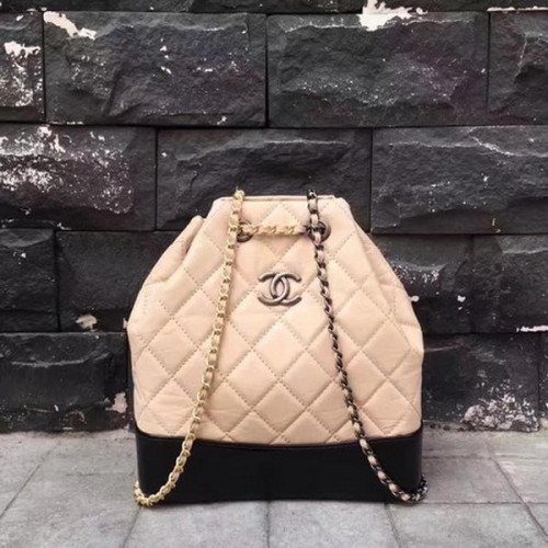Чанта Chanel Hobo от оригинална овча кожа A92994 в цвят кайсия