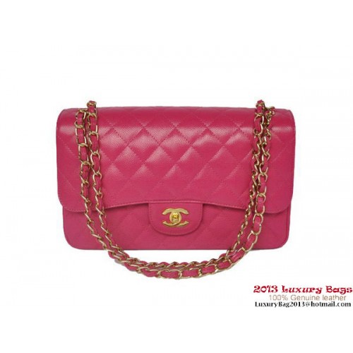 Чанта Chanel Jumbo Quilted Classic Cannage Patterns Flap A58600 Розово злато