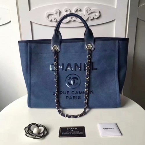 Пазарска чанта Chanel Medium Original Canvas от кожа 66941B