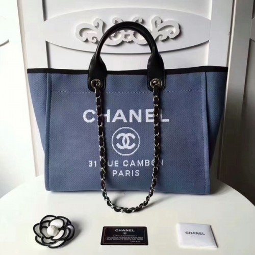 Пазарска чанта Chanel Medium Original Canvas от кожа 66941H