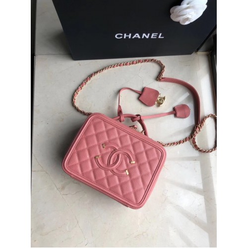 Козметична чанта Chanel Original Leather Medium 93443 Розова