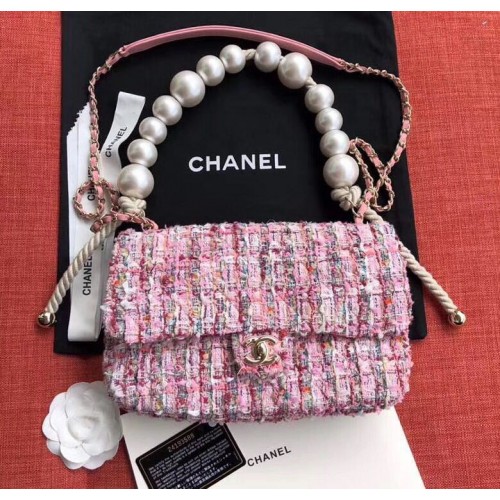 Чанта през рамо Chanel Original Pearl A1112 Pink
