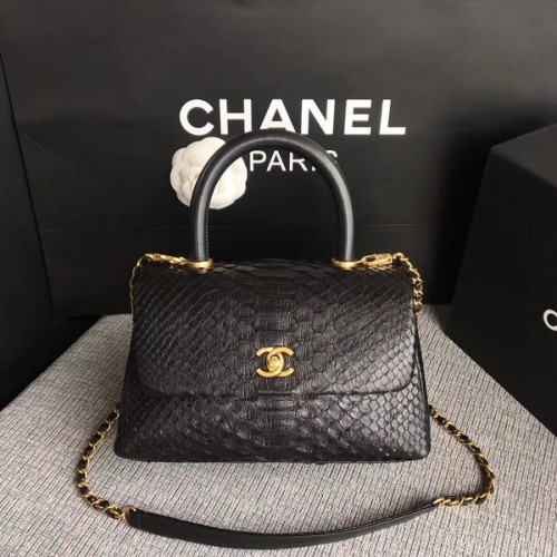 Оригинална чанта Chanel от питонова кожа 8119A