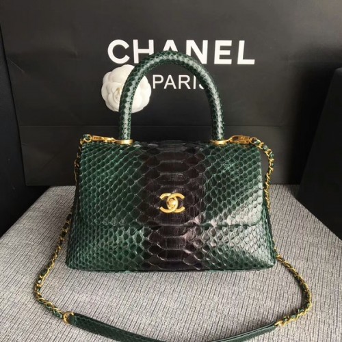 Оригинална чанта Chanel от питонова кожа 8119H