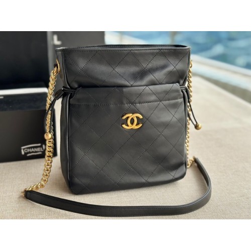 МАЛКА ПАЗАРСКА ЧАНТА Chanel AS2985 черна