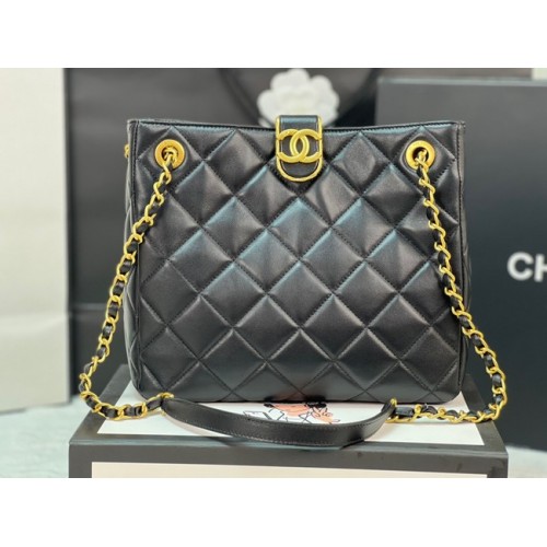 МАЛКА ПАЗАРСКА ЧАНТА Chanel AS3477 черна