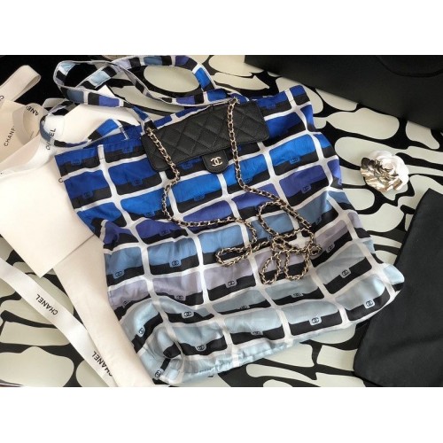 Пазарска чанта Chanel CC2897 Черна