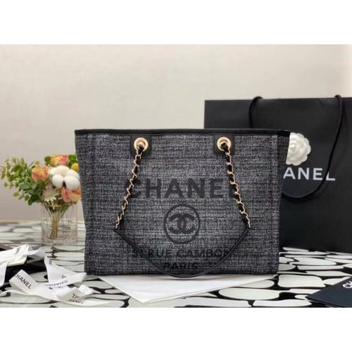 Пазарска чанта Chanel MM A67001 черна