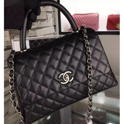 Чанта за през рамо Chanel Original Caviar Leather A7779 Черна