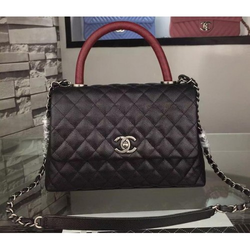 Чанта за през рамо Chanel Original Caviar Leather A7780 Черна