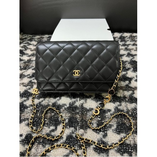 Портфейл Chanel с верижка AP3035 черен