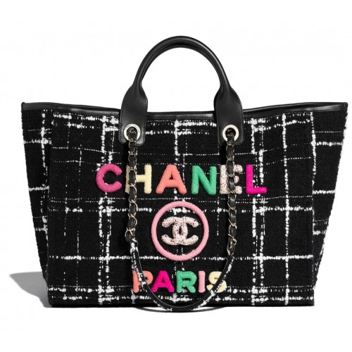 Пазарска чанта Chanel Weave Tote B66955 Черна