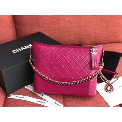 Чанта хобо Chanel Gabrielle A93824 розова