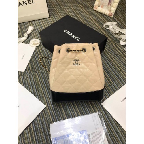 Малка раница Chanel Gabrielle A94485 Бежово и черно