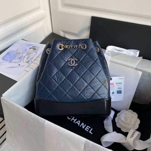 Малка раница Chanel Gabrielle A94485 синя