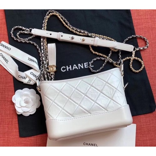 Малка чанта Chanel Gabrielle Hobo A91810 бяла