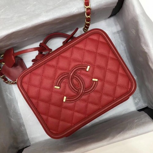 Мини несесер Chanel Original A93342 червен