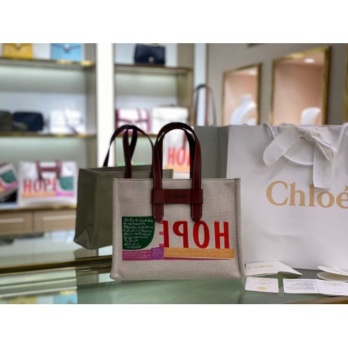 Chloe Cloth кожа 6C013 кафява