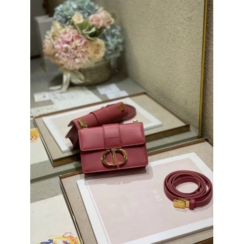 Чанта DIOR 30 MONTAIGNE от телешка кожа, мини M9204U, розова