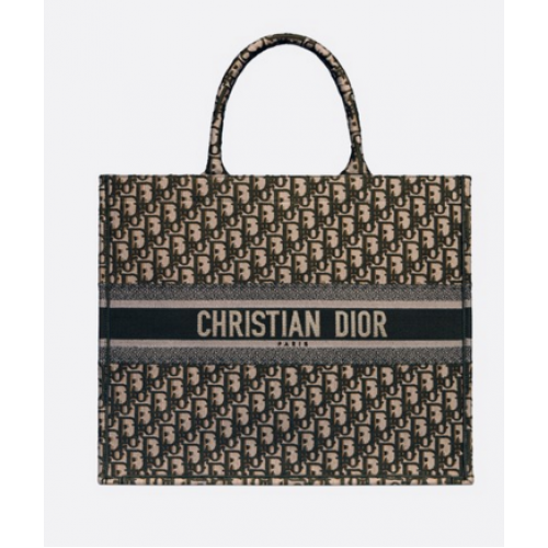 Чанта за книги DIOR DIOR OBLIQUE M1286Z зелена