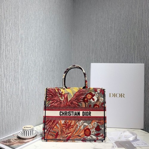 Чанта тип „книга“ DIOR от бродирано платно C1286-4