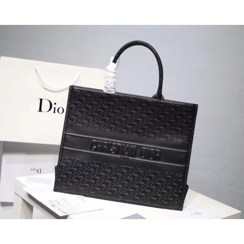 Чанта тип „книга“ DIOR от многоцветна телешка кожа M1286 черна