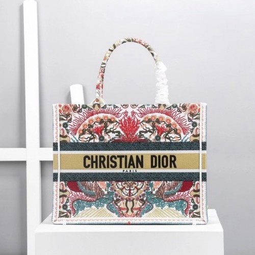 Чанта за книги DIOR Latte Multicolor Dior Zodiac Embroidery M1287Z-1