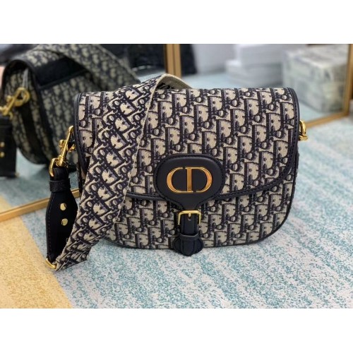 Чанта DIOR OBLIQUE C0268A синя