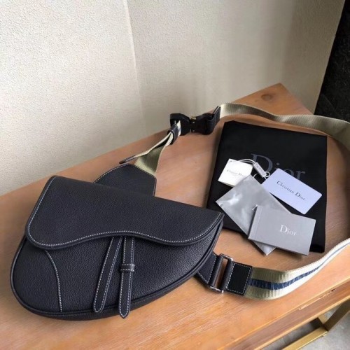 Чанта за колан DIOR OBLIQUE SADDLE M9020, кралско синьо