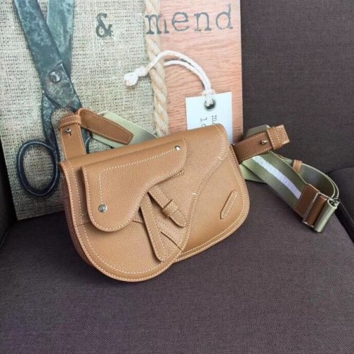 Чанта за колан DIOR OBLIQUE SADDLE M9021 кафява