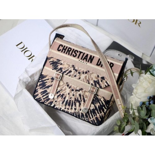 Чанта DIORCAMP Dior Многоцветна вратовръзка Dior Бродерия M1291