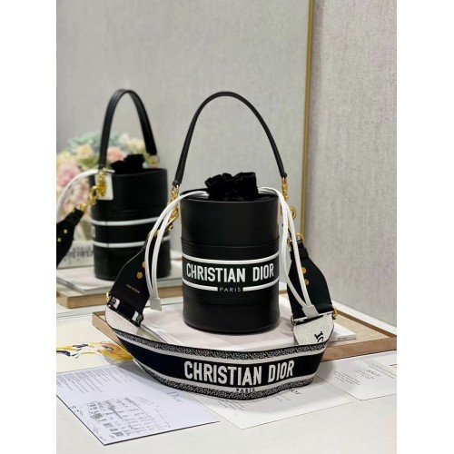 Чанта Dior Bubble Maple Leaf Calfskin C9300 черна