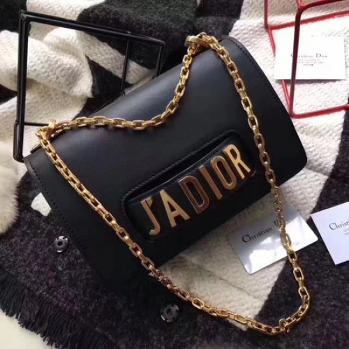 Чанта Dior JADIOR Flap от телешка кожа CD9002 черна