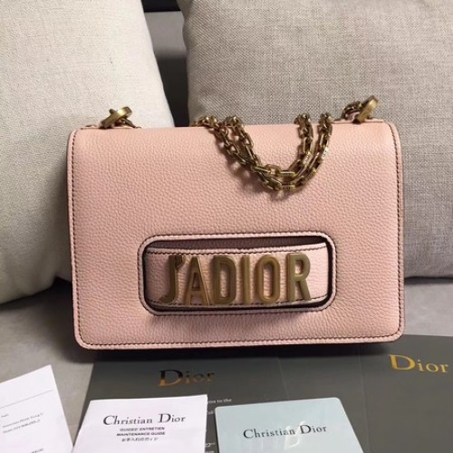 Чанта Dior JADIOR Flap от телешка кожа M9003 розова
