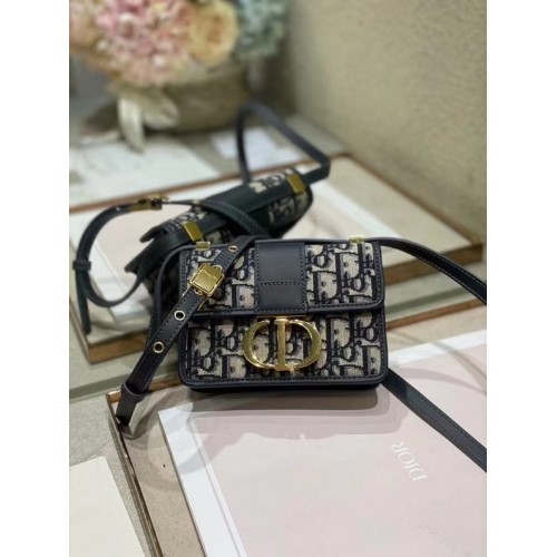 Dior Oblique Canvas mini M9204U синьо
