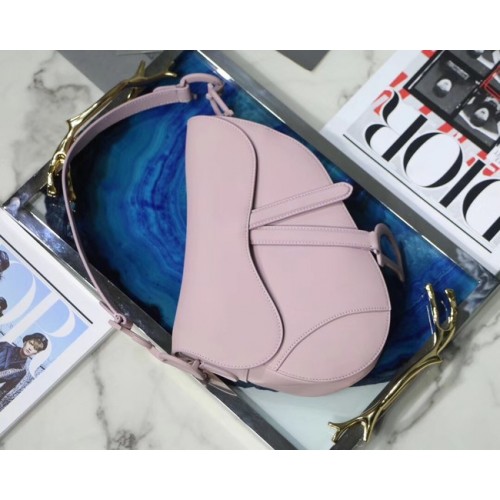 Dior SADDLE-TAS VAN KALFSLEER M0446C розово