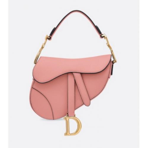 Dior SADDLE-TAS VAN KALFSLEER M0446C розово