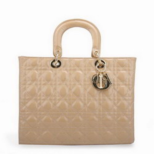 Чанти Dior Tote от лачена кожа, кайсия, 44561