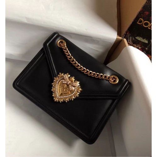 Dolce Gabbana телешка кожа 4046 черна