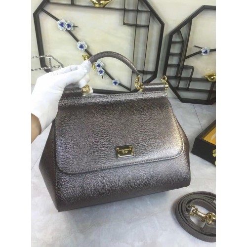 Dolce Gabbana Оригинална кожа 4136 сребристо сиво