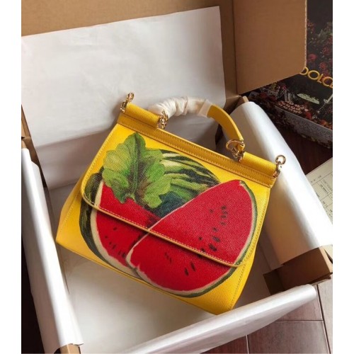 Чанта Dolce & Gabbana SICILY от телешка кожа 4136-21