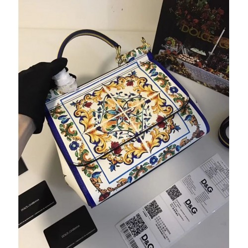 Чанта Dolce & Gabbana SICILY от телешка кожа 4136-25