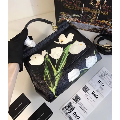 Dolce Gabbana SICILY чанта от телешка кожа 4136 Lily