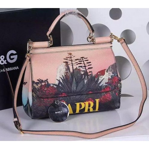 Чанта Dolce & Gabbana SICILY от телешка кожа BB4137TAE