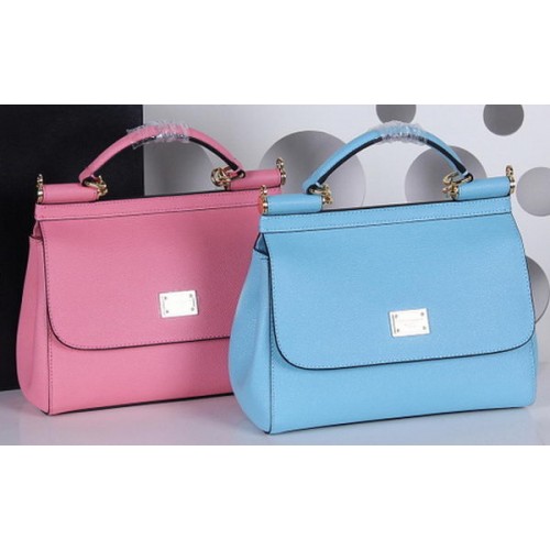 Чанта тип „тоут“ от телешка кожа Dolce & Gabbana SICILY BB4136