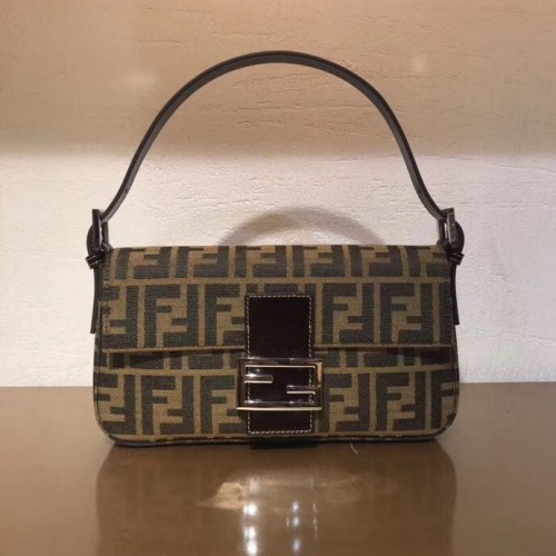 Чанта за рамо FENDI Vintage BAGUETTE 83018 Кафява